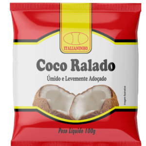Coco Ralado Úmido e Adoçado